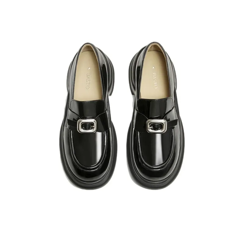 BASTO Loafers Women's Dark Red/Black-5