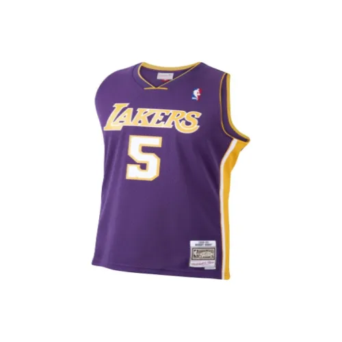 NBA Los Angeles Lakers Basketball Jerseys Men Purple