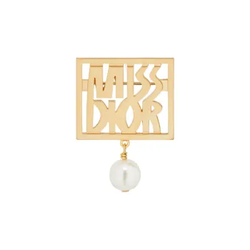 DIOR Metal Brooches Women's Gold