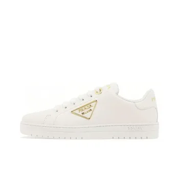 PRADA Low Top Stylish Skateboarding Shoes Women's White