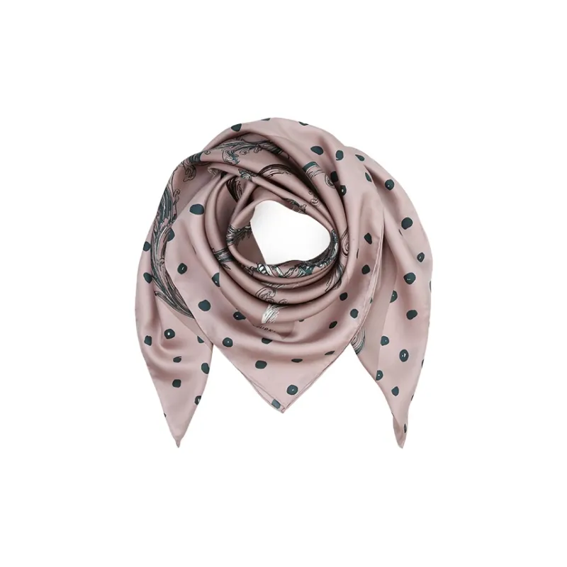 MARJAKURKI Silk Scarves Women's-3