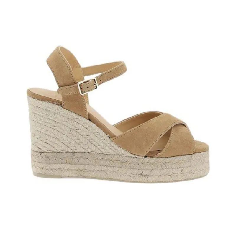Castañer One Strap Sandals Women's Brown-1