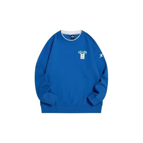 XTEP Vitality Series Sweatshirts Men Elite Blue