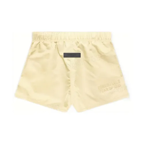 Fear Of God Essentials Casual Shorts Unisex Golden Yellow