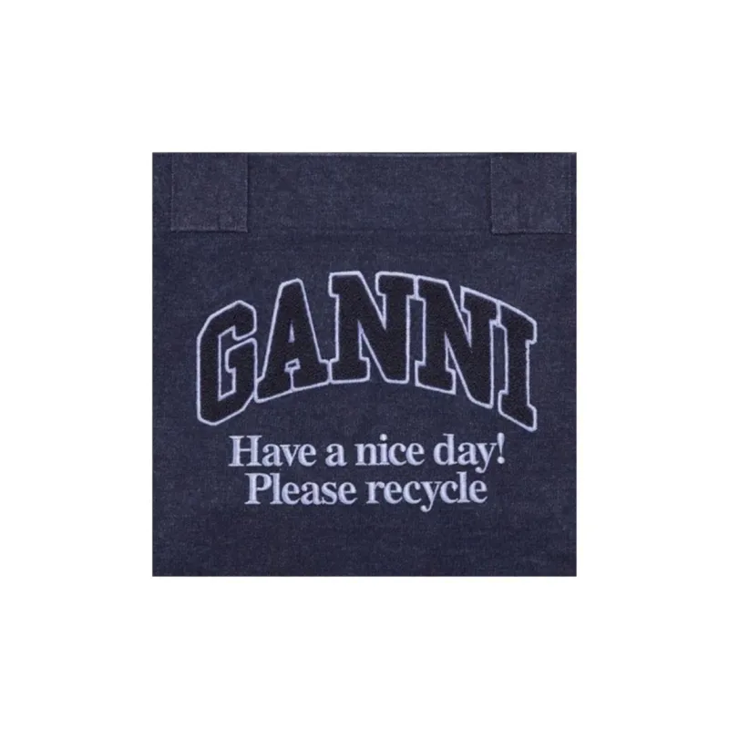 GANNI Large Easy Shopper Tote Bag-2