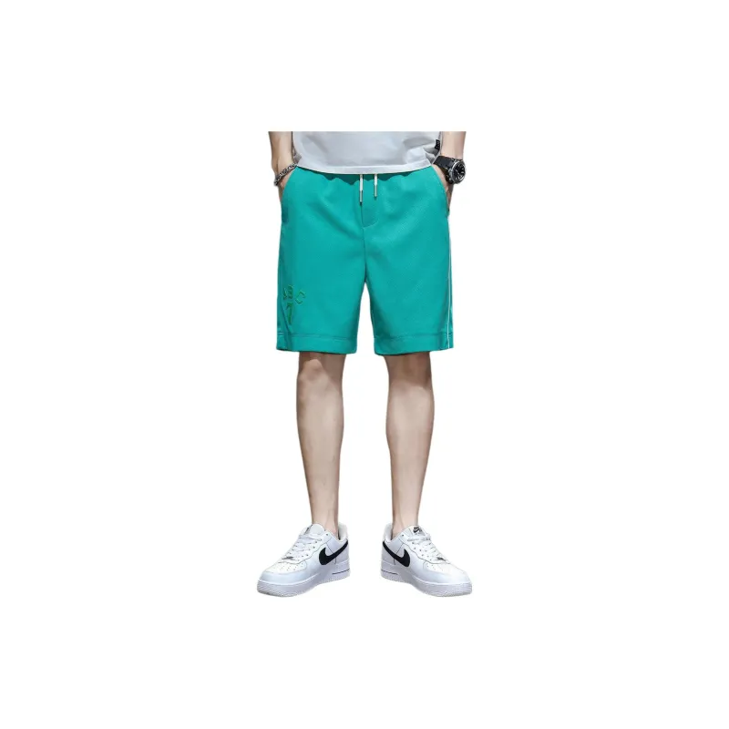 Tonlion Casual Shorts Men's Turquoise-1