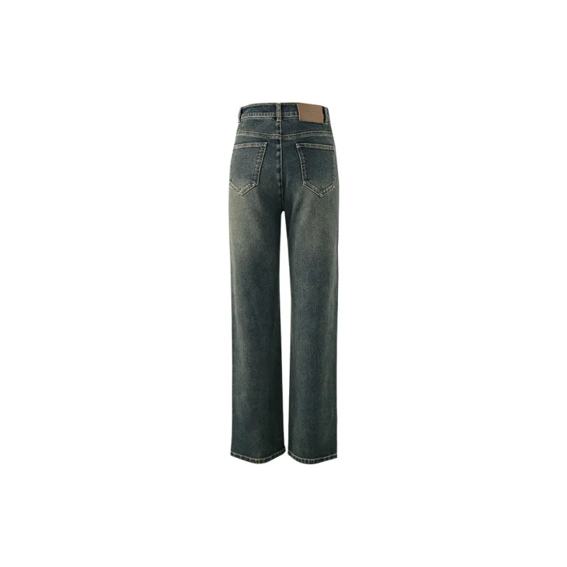 YALIDA Jeans Women's Vintage Blue-1