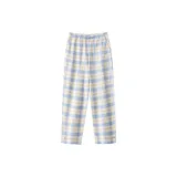 [Women's]Bamboo Moon Blue Checkered