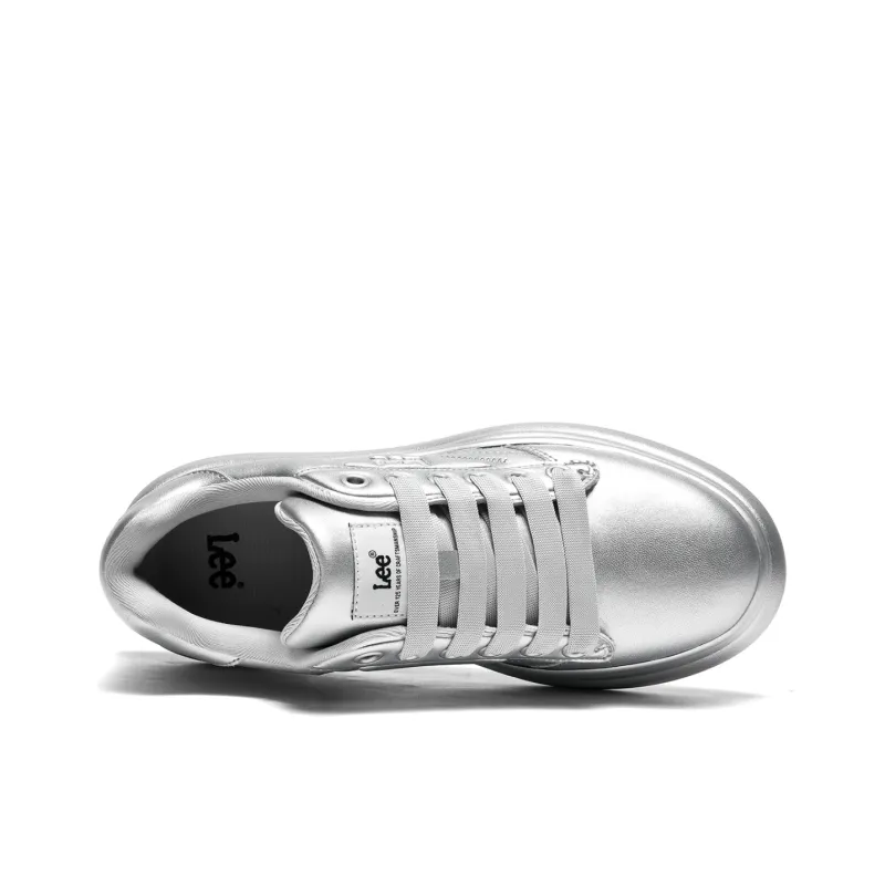 Lee Versatile Trendy, White Sneakers, Classic Fashion Commute Low Top Height Increasing Skateboard Shoes Men's-22