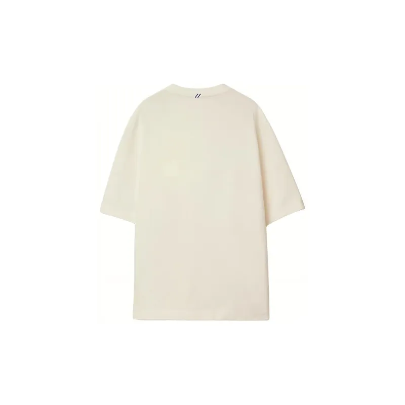 Burberry Ekd Logo patch Cotton T shirt-1