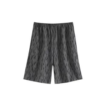 Qiao Ni Tong Pajama Pants Men's Dark Gray