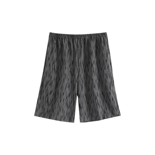 Qiao Ni Tong Pajama Pants Men's Dark Gray