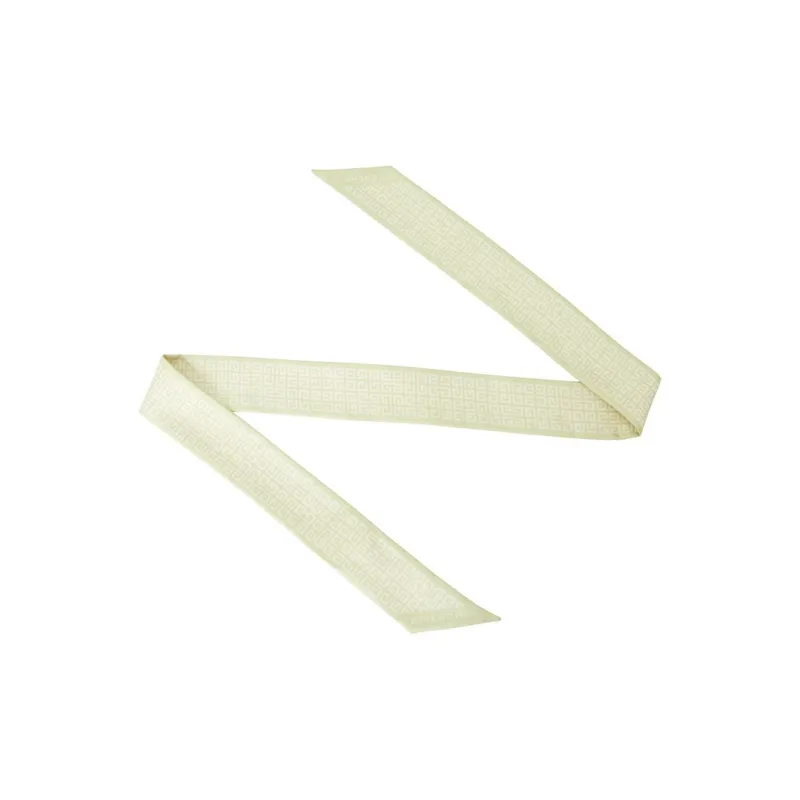 GIVENCHY Silk Scarves Women's Beige-1
