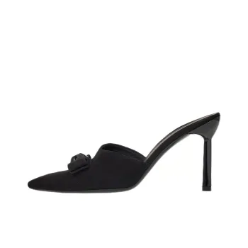 FERRAGAMO Vara Closed Toe Slippers Women's Black