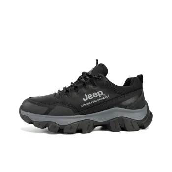 Jeep Slip Resistant Low Top Hiking Shoes Men's