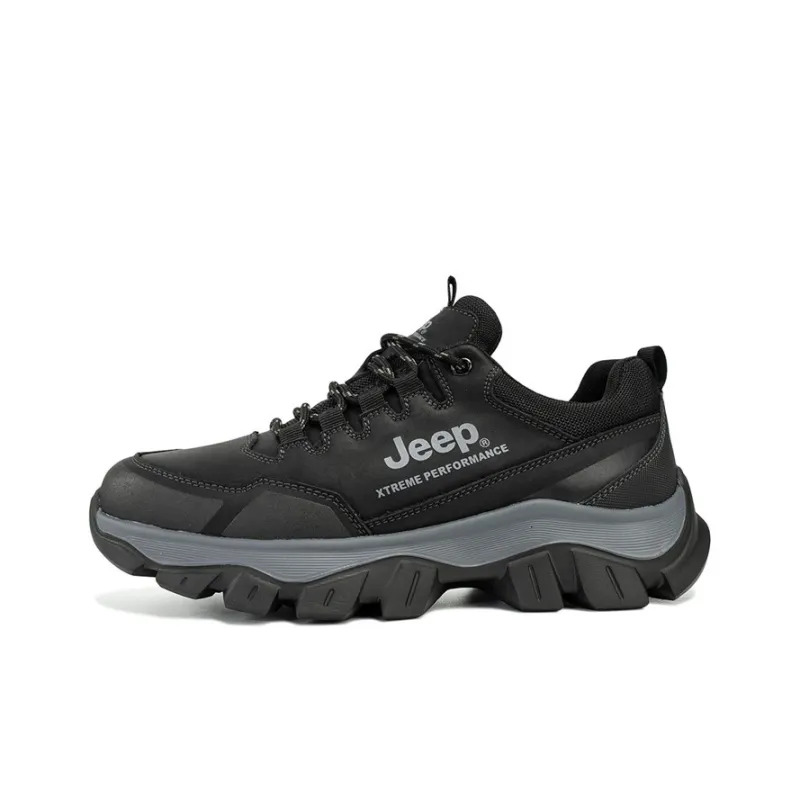 Jeep Slip Resistant Low Top Hiking Shoes Men's-0