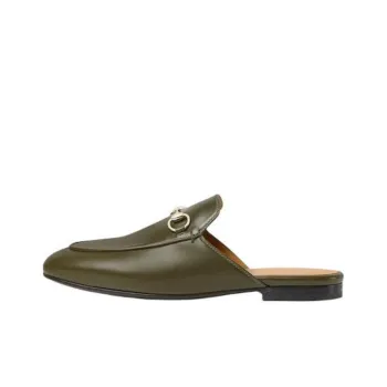 GUCCI Wrap toe Slippers Women's Green