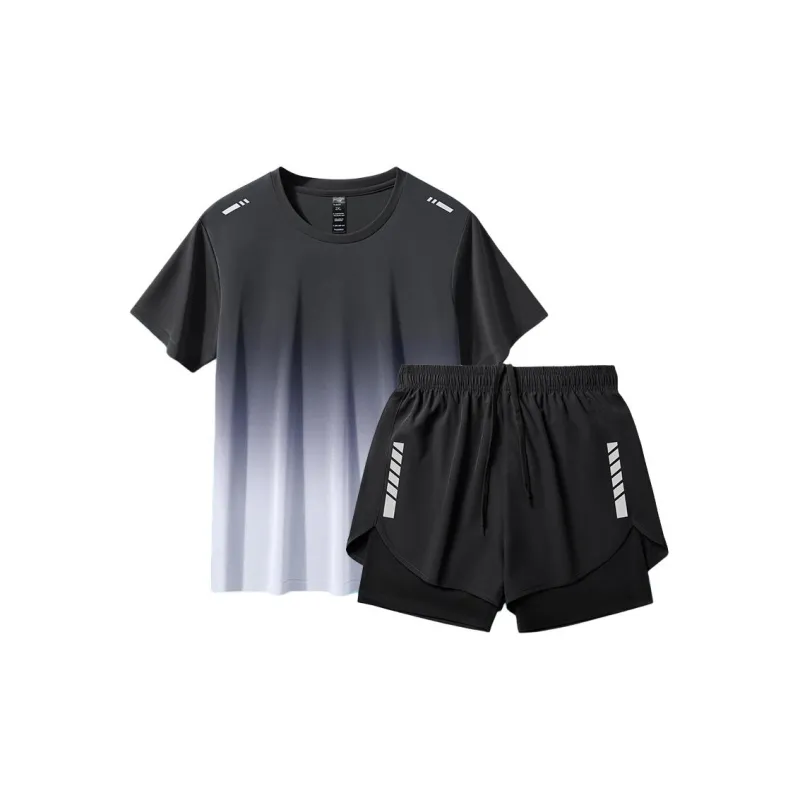 Yalu Preferred Swimming Sets Polyester+Elastane Fitness Running Sports Track & Field Badminton Casual Men's-8