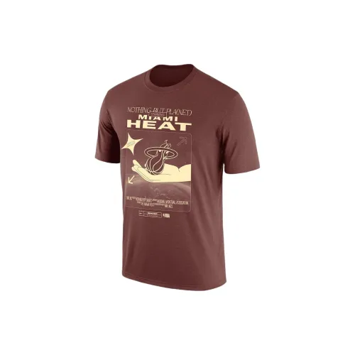 NBA Miami Heat T-Shirts Men Russet