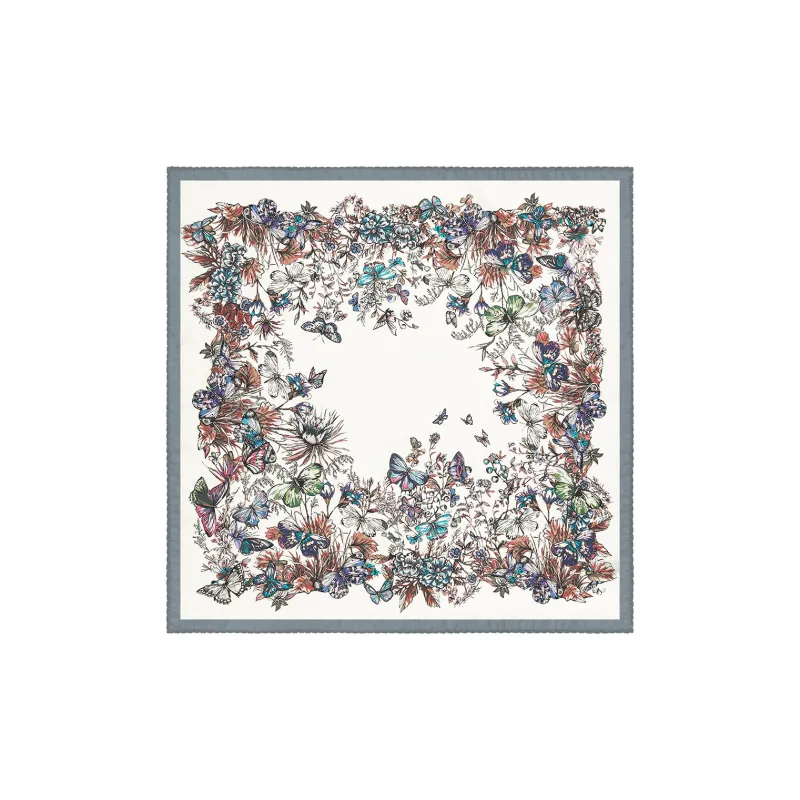 Shanghai Story 100% Mulberry Silk Silk Scarves Women's Spring Mountain In Sight Gift Box Set-0