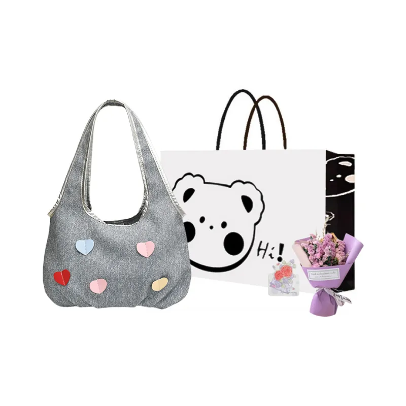 NX DOUGHNUT PU Handbag, Shoulder Bag Regular Women's Blue/White/Pink/Dark Brown-25