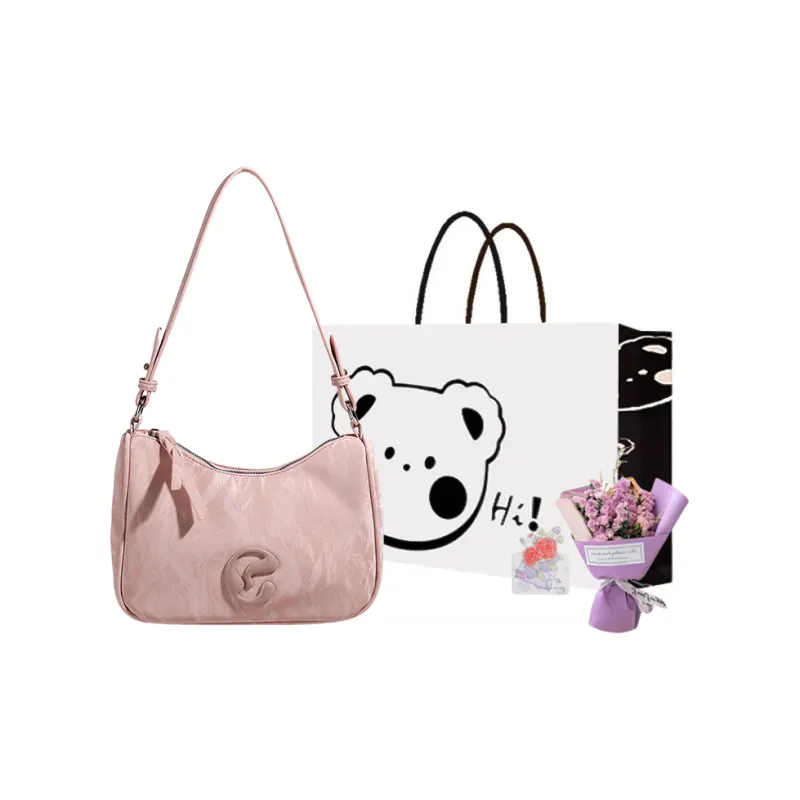 NX DOUGHNUT PU Handbag, Shoulder Bag Women's Green/Pink-4
