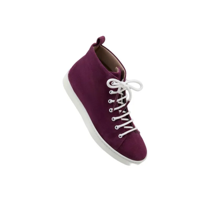 MANOLO BLAHNIK Semanadohi High-Top Skateboard Shoes Men's Dark Purple-4