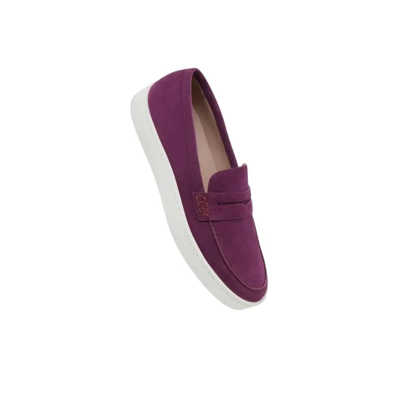 MANOLO BLAHNIK Ellis Loafers Men's Purple-3