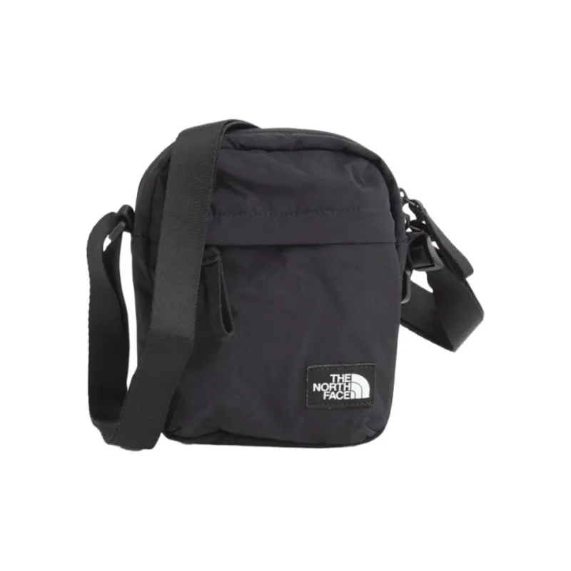 THE NORTH FACE Nylon Shoulder Bag, Crossbody Bag Small Size Unisex Black-1