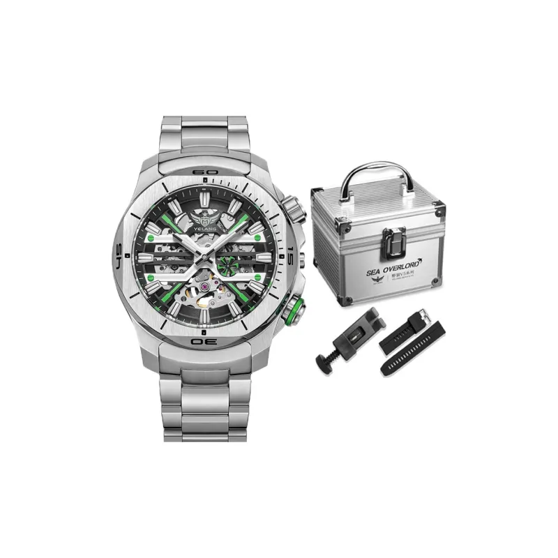 YELANG Automatic Mechanical Movement Watch Men's Watches Cut Out Dial-18