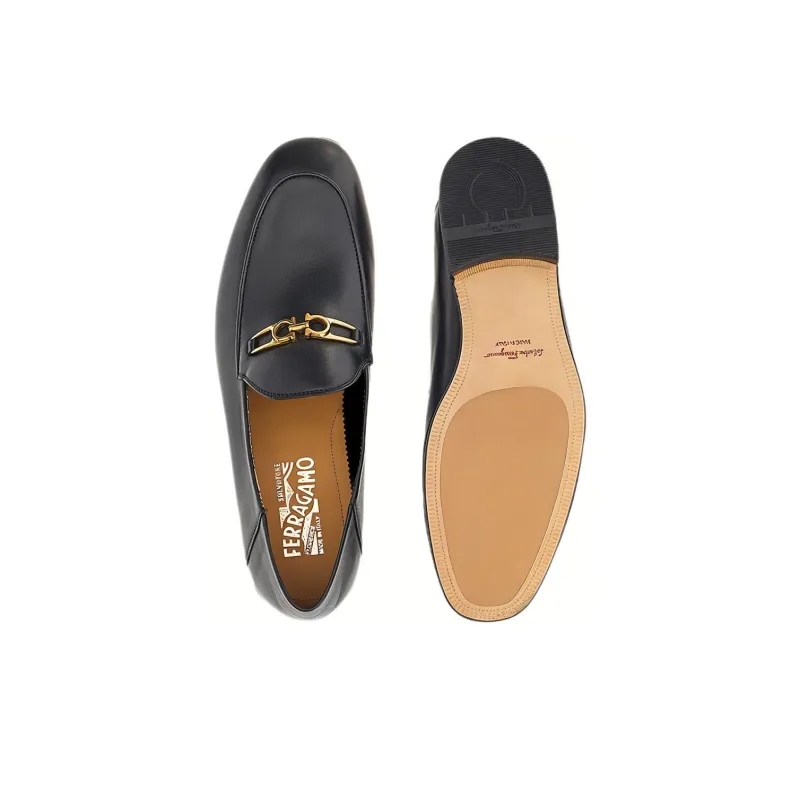 FERRAGAMO Melbourne Leather Loafers-4