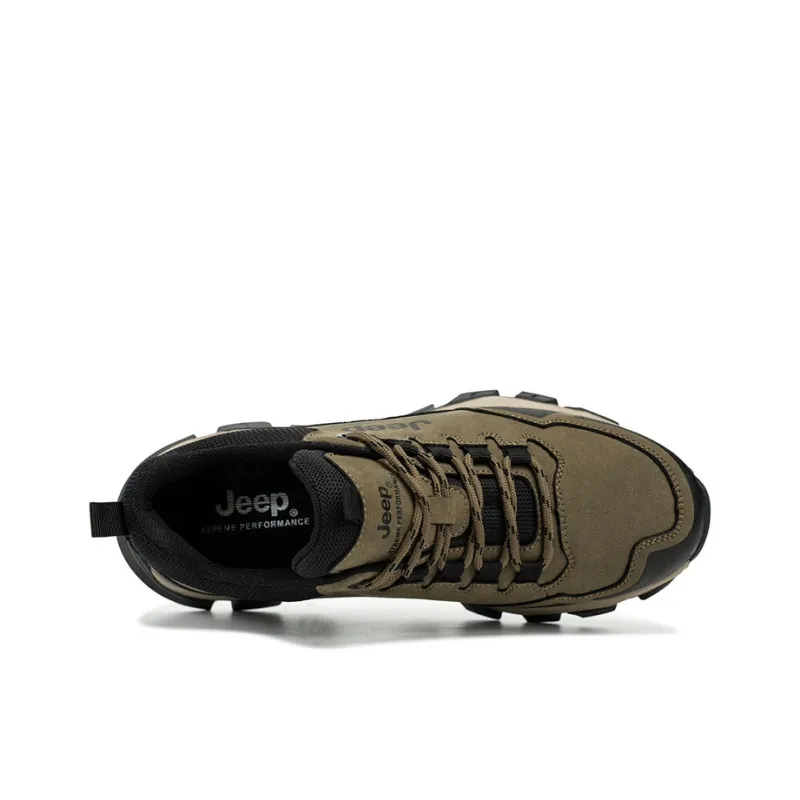 Jeep Slip Resistant Low Top Hiking Shoes Men's-18