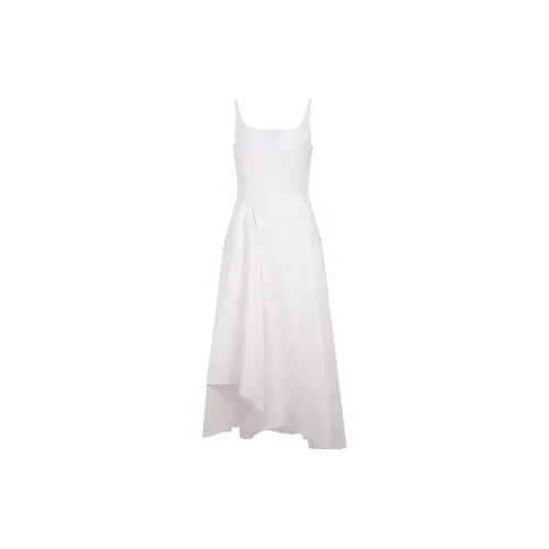 Alexander McQueen SS24 Slip Dresses Women's White