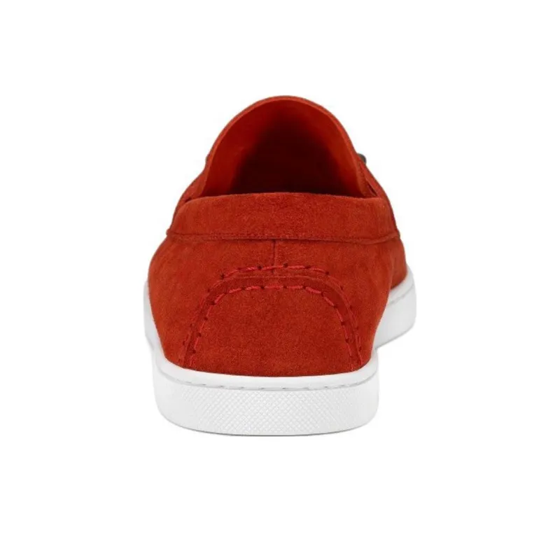 CL LUBOTING Chambeliboat Loafers Men's Red-4