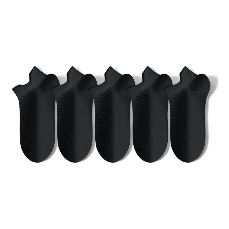 SHIWAJI No Show Socks Men's 5 Pack-0