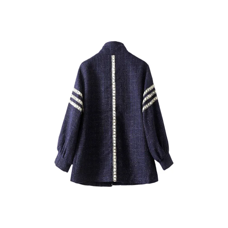 Fele.d Coats Women's Navy Blue-1