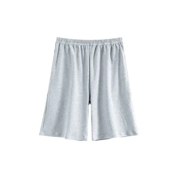 Qiao Ni Tong Pajama Pants Men's Light Gray