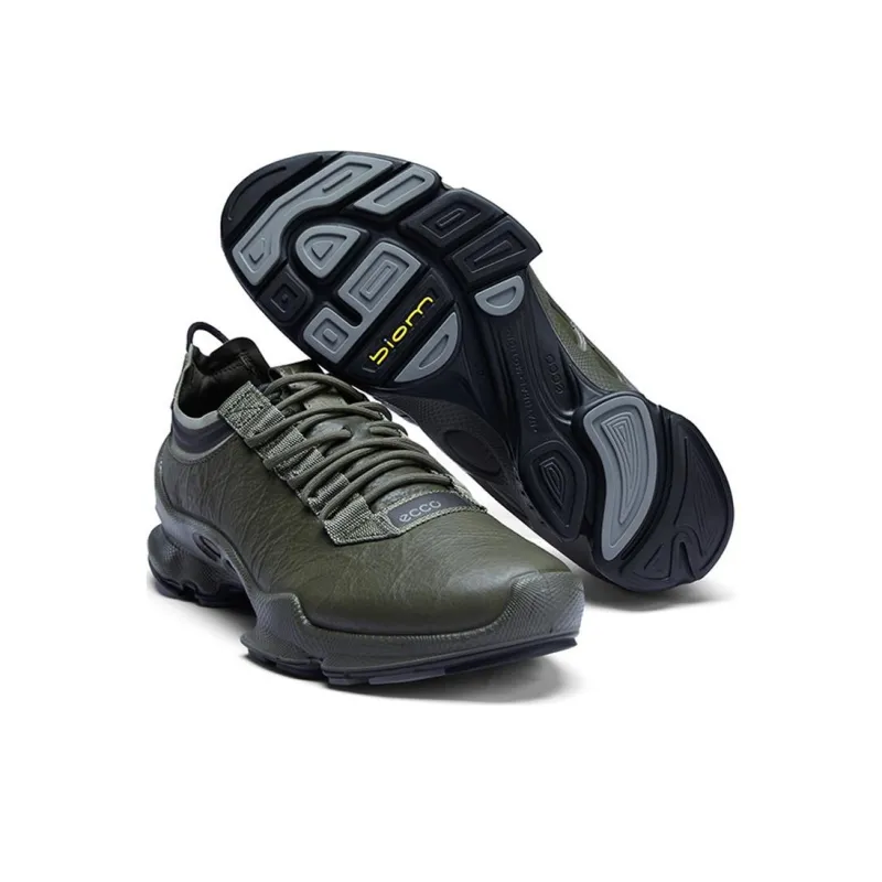 Ecco Biom C Cushioning Wear-Resistant Low-Top Casual Shoes Men's Army Green-6