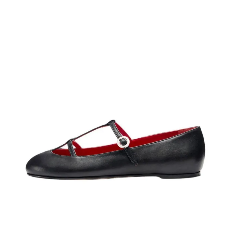 SCAROSSO Linda I Round Toe Ballerina Shoes Women's-0