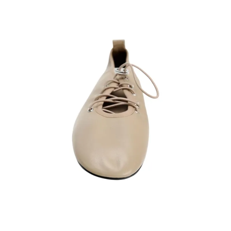 ZARA Casual Single Shoes Women's Light Beige Yellow-4