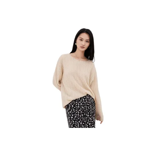 TKY SHOP Cashmere Sweaters Women's Apricot