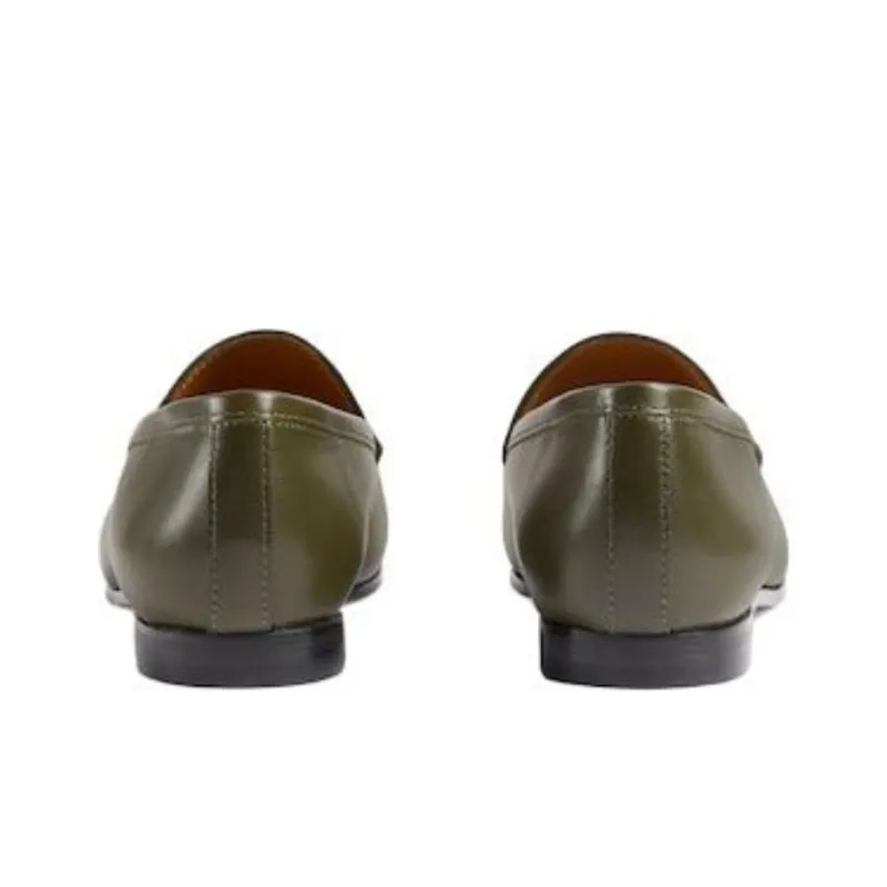 GUCCI Jordaan Loafers Women's Green-4