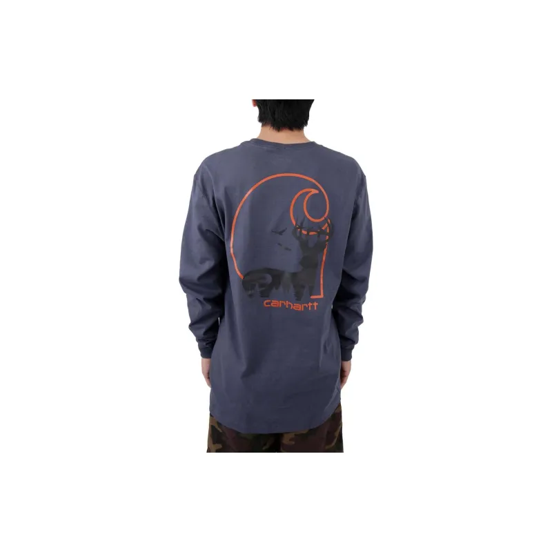 Carhartt T Shirts Men Blue-1