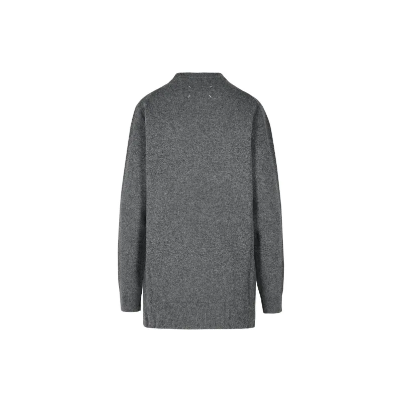 Maison Margiela Logo Embroidered Crewneck Jumper-1