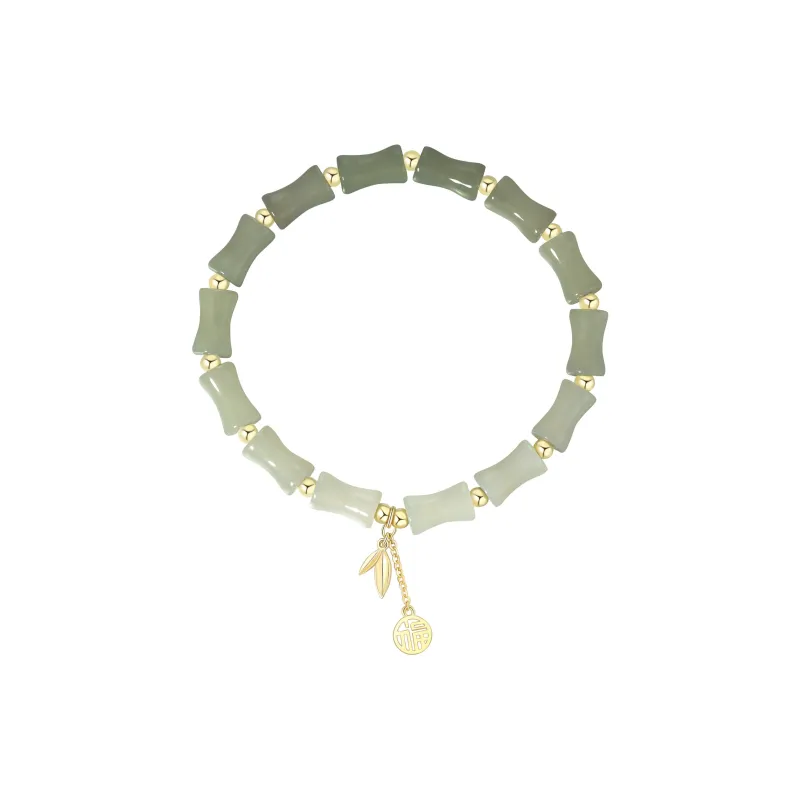 Royal Heaven's Choice Bracelets Pale Greenish White Jade Women's-3