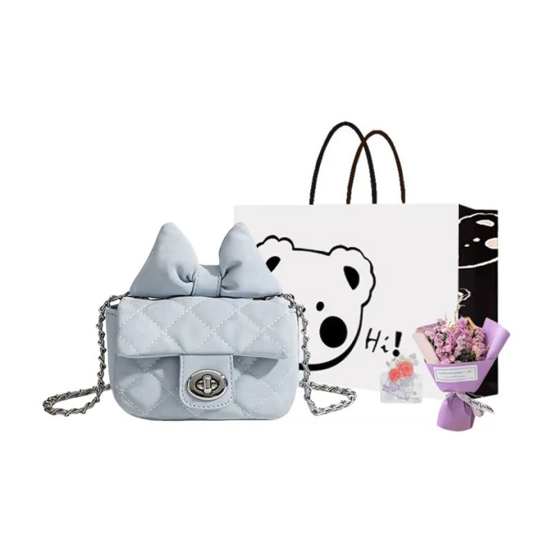 NX DOUGHNUT PU Crossbody Bag Regular Women's White/Pink/Blue-6