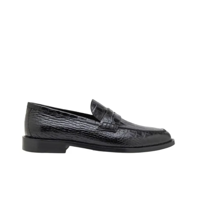 MANOLO BLAHNIK Perry Loafers Men's Black-1