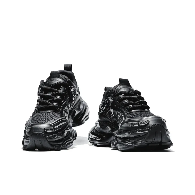 MOERBAI Breathable Height Increasing Low Top Chunky Sneakers Unisex-27