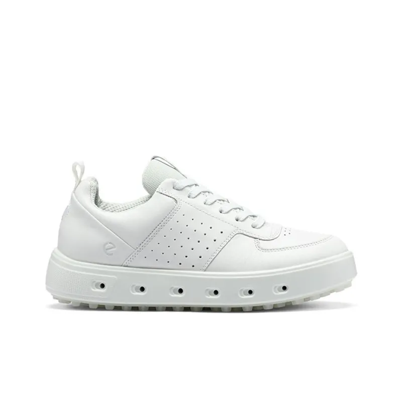 Ecco Street 720 Series Low Top Skateboard Shoes Women's White-1