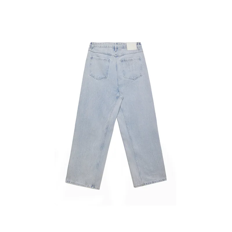 LOOKUN Jeans Unisex Blue-1